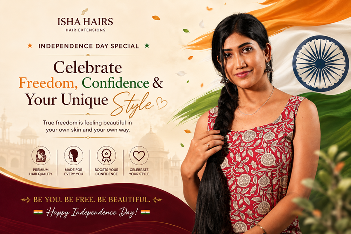 Independence Day Special: Celebrate Freedom, Confidence & Your Unique Style with Isha Hairs