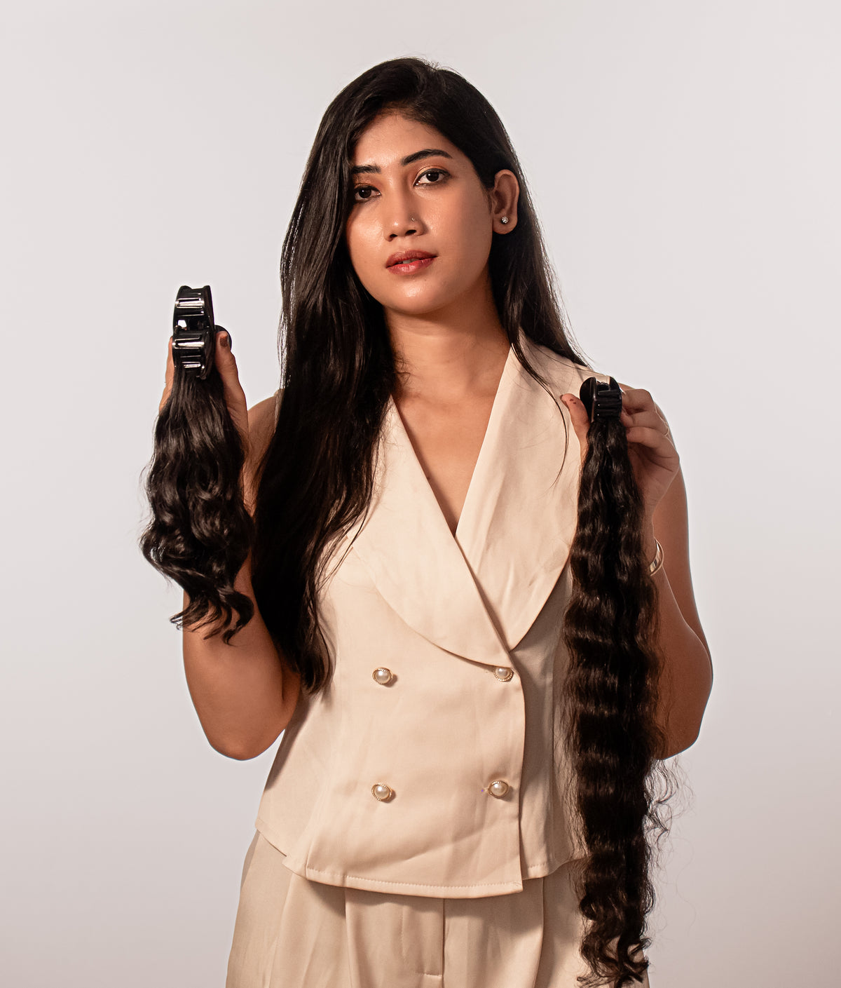 Claw Clip Hair Extension - Outside